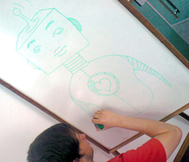 Desenhando o robô Desenhando o robô