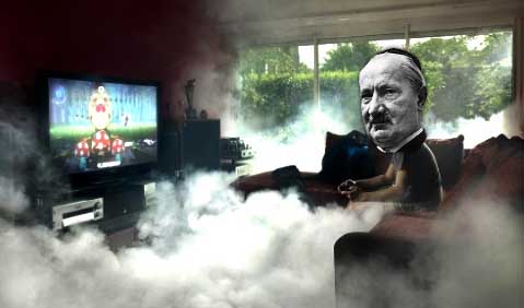 Heidgger jogando um game.