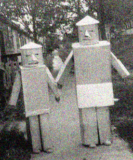 Eu era um Robô adolescente... Dois robôs.